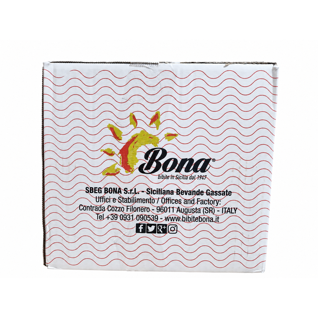 Lime & Cocco — Bona Specialità Siciliana, caja reverso