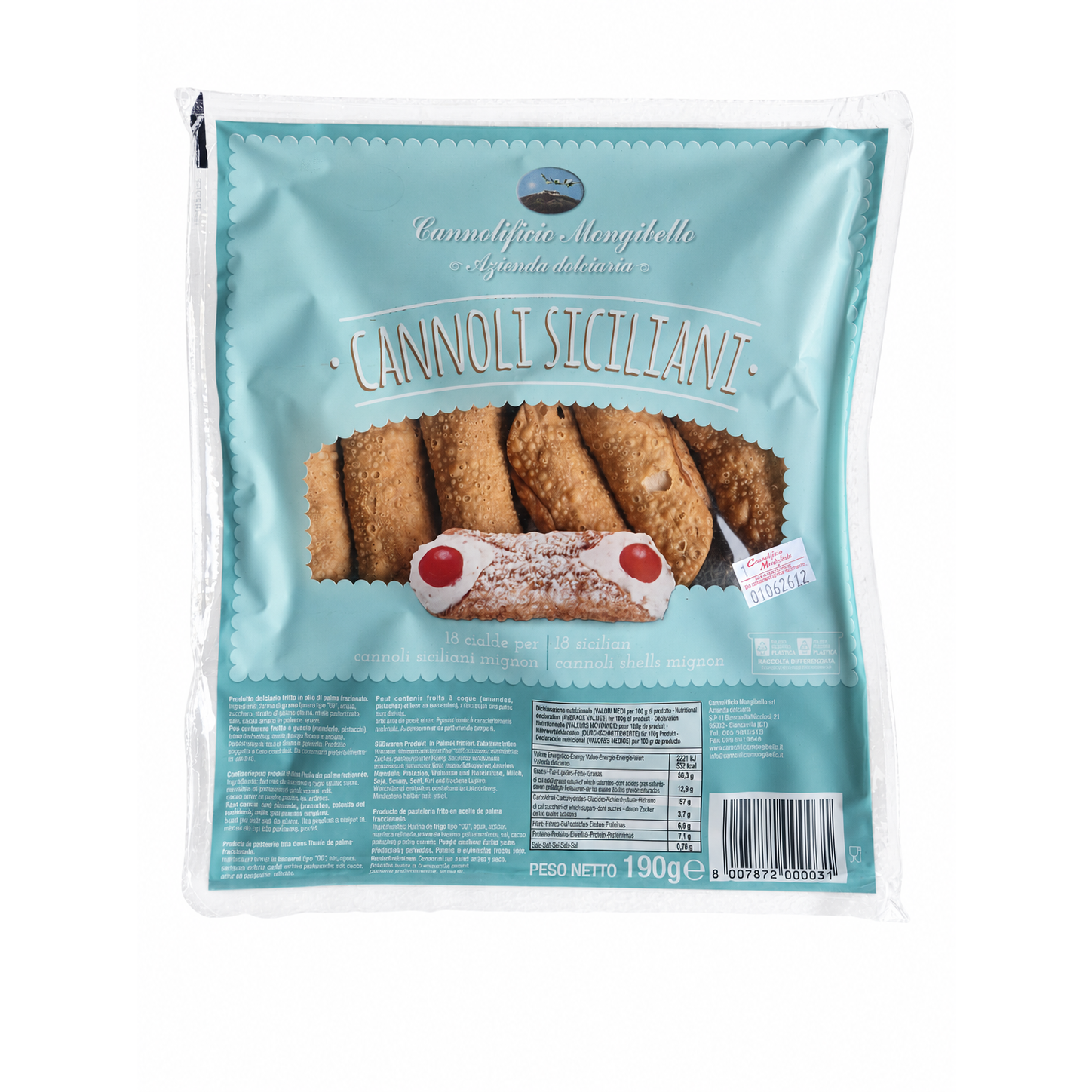 Cannoli Siciliani — Cannolificio Mongibello